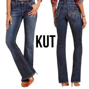 Kut from the Kloth Natalie High Rise Bootcut Jeans 12